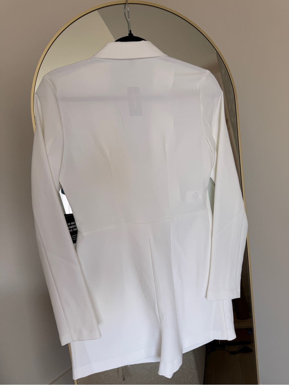 Express Women's White Tailored Blazer Dress with shorts - Picture 4 of 6